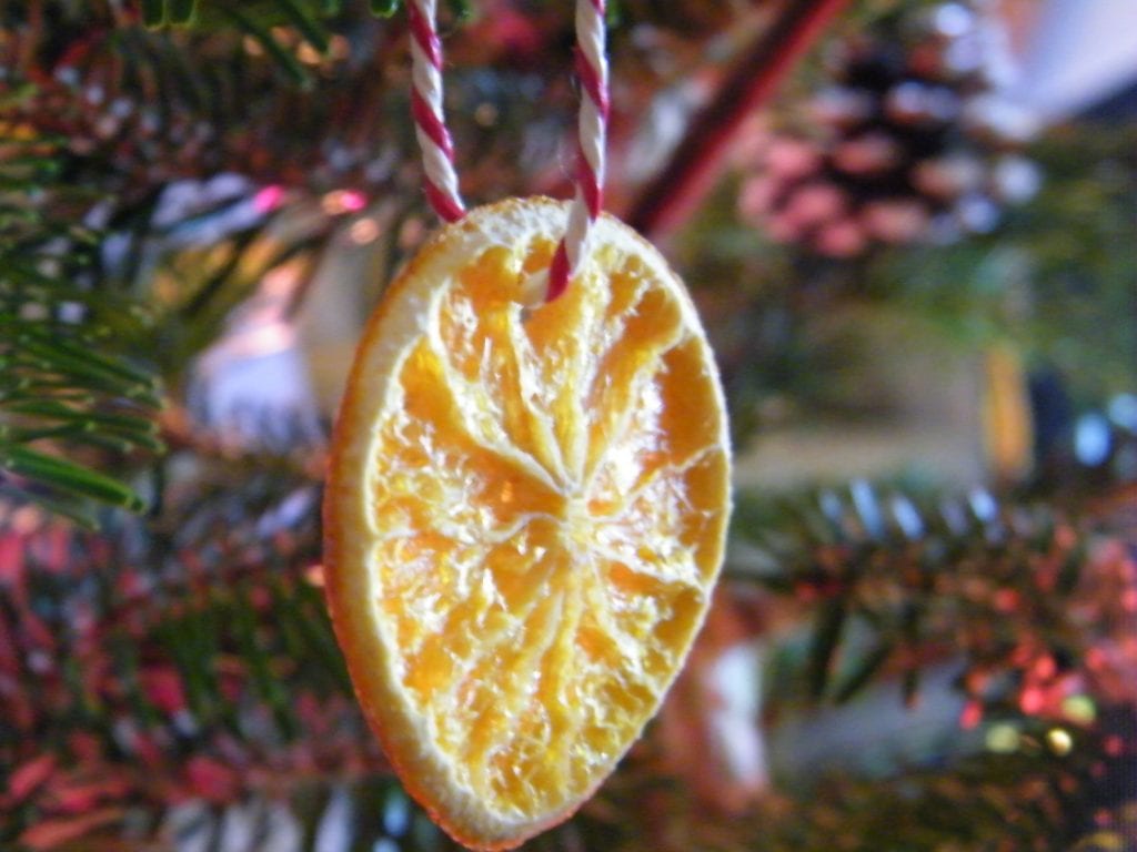 dried orange natural christmas decoration