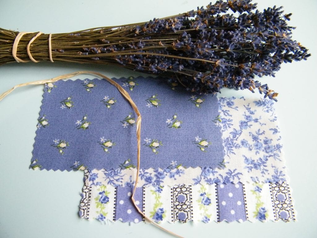 what you will need for this lavender bunch make