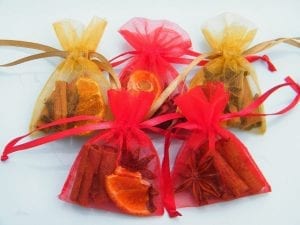 natural christmas tree decoration scented bag