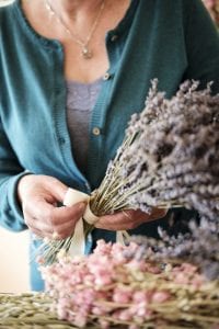 ruth lavender bunch detail