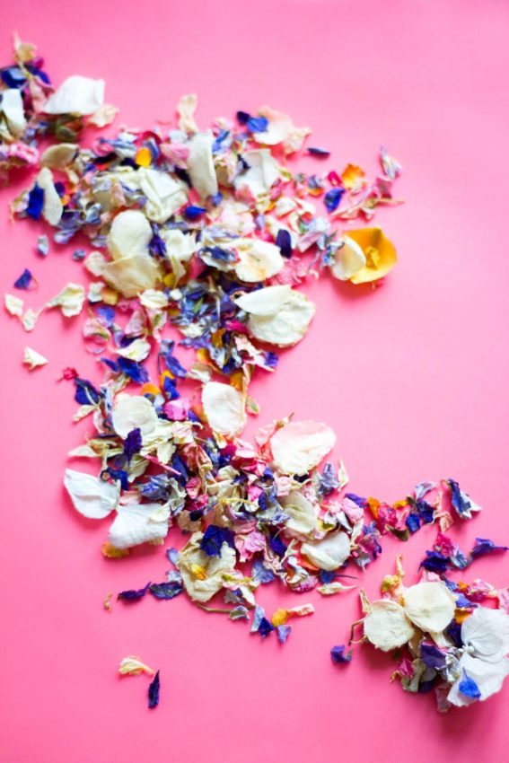 NATURAL WEDDING CONFETTI BEAUTIFUL COLOURS SUMMER SPRING BIODEGRADABLE 