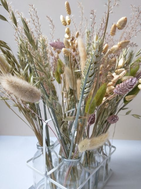 dried floristry grasses